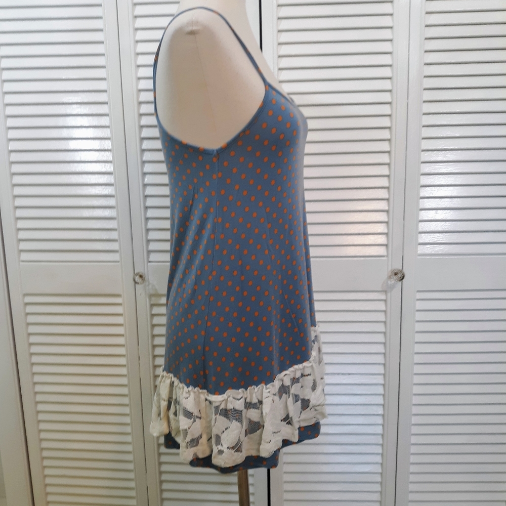 Matilda Jane polka dot lace top blouse sz XS *B - Picture 5 of 5